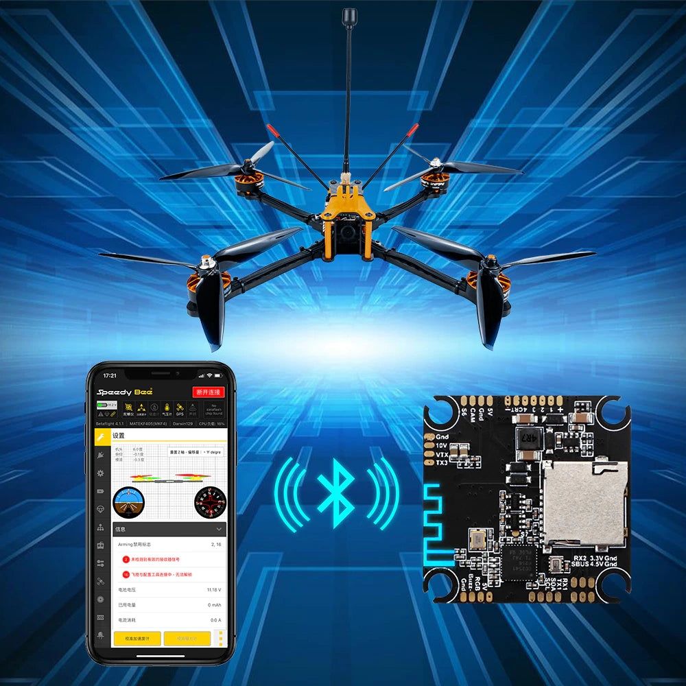 Darwin129 7″ Long Range PNP BNF Copter